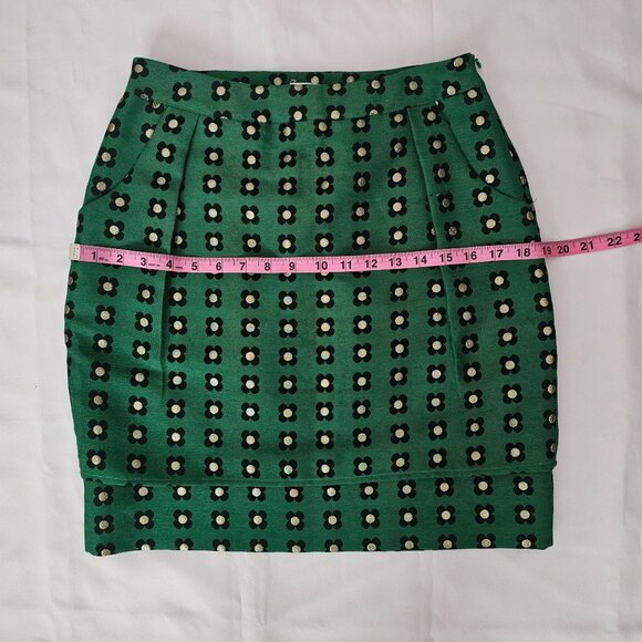 Anthropologie HD In Paris Women's Garden Glimmer Floral Mini Skirt Size US 2 - Picture 12 of 13